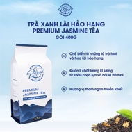 Trà Xanh Lài ROFFESCO PREMIUM JASMINE TEA Vị Chát Nhẹ Hậu Ngọt Túi 400g