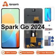 AMOLED For Tecno Spark Go 2024 BG6 LCD Display Touch Screen Digitizer Assembly Panel Replacement