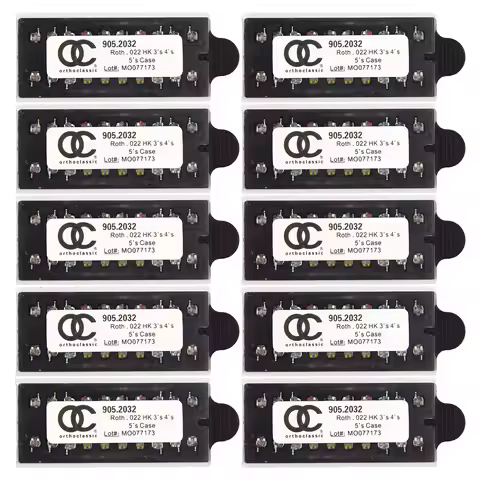 10Kits Metal Dental Orthodontic Brackets OC Dental Orthodontic Brace 20PCS/KIT MIM Dental Orthodonti