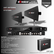 UHF Antenna Distributor Mic Wireless System dBvoice UHF-200