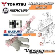 Fuel cock for SUZUKI DT2/2.2HP (2 st) /JOHNSON 3.3HP (2 st) / TOHATSU/MERCURY 2/2.5/3.3/3.5/4/5HP (2 St &amp; 4 st) outboard