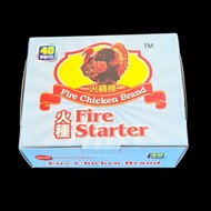 40pcs fire starter chicken brand/bbq fire starter
