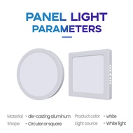 Ceiling Light Surface Downlight 24W 18W 12W 6W LED Panel Light(Round/Square)