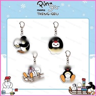 HK2 Girls' Generation Taeyeon Acrylic Keychain PINGU X TAENG-GEU Pendant Accessories Stars Periphery