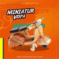 Miniatur Vespa kayu / Pajangan Vespa kayu / Vespa kayu / koleksi Miniatur Vespa kayu