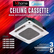 Penyaman Udara Siling Kaset MIDEA R32 Inverter (MCCD-CRDN8) – Tanpa WiFi Aircond Inverter Cassette