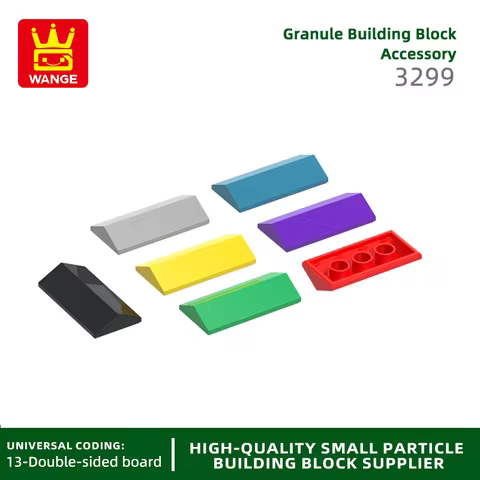 Wange 88pcs/Lot 3299 Double 2X4 Slope 33° Building Blocks Moc Accessories Compatible with Bricks Toy