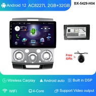 EKLEVA 6 + 128GB Carplay Android 14 2วิทยุ Din สำหรับ Mazda BT50 BT-50สำหรับฟอร์ดเอเวอเรสต์ Ranger 2