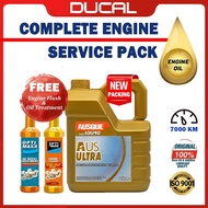 DUCAL IMPORT QUALITY AUS SEMI SYN Engine Oil 10W40 API SP/CF 3 Litres(FREE Engine Flush Oil Treatmen