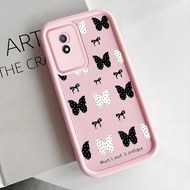 Case For VIVO Y02 Y02A Y02s Y02T Butterfly Cartoon