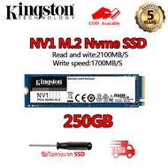 【จัดส่งในพื้นที่】Kingston NV2 NV1 M.2 Nvme SSD (เอสเอสดี)250GB 500GB 1TB 2TB โซลิดสเตตไดรฟ์ PCIe 4.0