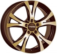 CARMANI 09 Compete Brown Gold Polish 8 x 18 ET45 5.00 x 108 Hub Bore 72.60 mm - Aluminium Rims
