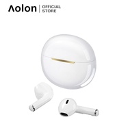 Aolon V24 TWS หูฟังบลูทูธ Bluetooth 5.2 หูฟังสเตอริโอในหูแบบครึ่งตัวหูฟังไร้สาย Bluetooth Gaming หูฟังพร้อมกล่องชาร์จ pk Baseus WM01
