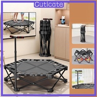 [CUTICATE] Foldable Trampoline Versatile with Adjustable Handle Toy Jumping Trampoline for Play Indo