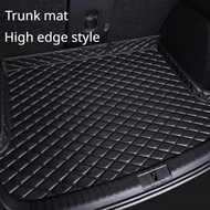 PU Leather Custom Car Trunk Mats for BMW Series 3 E46 E90 E91 E92 E93 F30 F31 Interior Details Car A