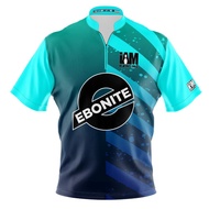 2024 New Design Polyester material Ebonite DS Bowling Jersey - Design 2101-EB 3D Polo shirt can be C