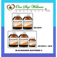 BLACKMORES VITAMIN C BERPUSTAKA / BLACKMORES BUFFERED C 2X120'S / 2X120'S + 30'S