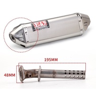 48mm Yoshimura Motorcycle Exhaust Pipe Muffler Detachable db Killer Tip Noise Reducer