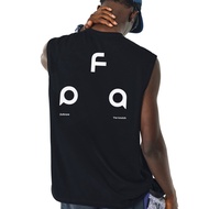 High-quality FPA loose round neck printed oversized sports fitness shoulder T-shirt