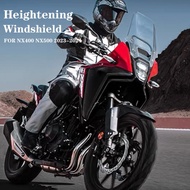NX500 Windshield Motorcycle Heightened Windshield For Honda NX400 2023 2024 NX 500 2024 Transparent 