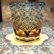 Sg Seller Edo Kiriko Handmade Chrysanthemum Pattern Crystal Glass Rock High-value Whiskey Japanese H