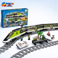 In stock 60337 Express Passenger Train Building Blocks City Series RC Train Railway Model Toy Set Gi