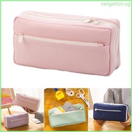 RAN Pen Case Canvas Pen Holder Pencil Cases Multifunction Stationery Storage Bag Pencil Storage Bag Ballpoint Pen Pencil