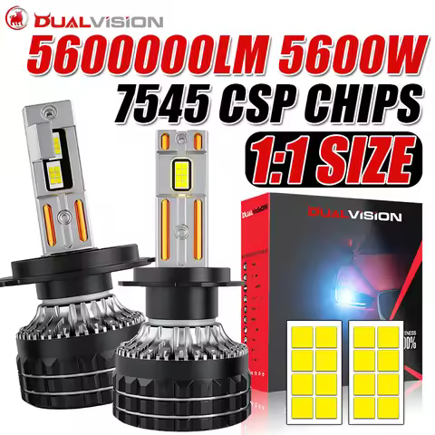 5600W 5600000LM H7 H4 H11 Led Headlight High Power 7545 CSP Canbus H1 H8 9005 HB3 9006 HB4 9012 HIR2
