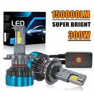 2 ชิ้น H4 LED Canbus ไฟหน้ารถ Super H11 H7 H1 9012 9006 HB4 9005 หลอดไฟ LED Plug And Play 300W 6000K