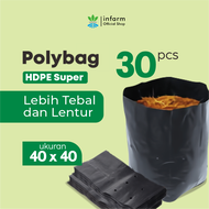 INFARM - 30 Pcs Polybag 40x40