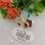 [RG5087] ORIGINAL ZHULIAN CINCIN BUNGA PERMATA CINCIN EMAS BUNGA PERMATA ZHULIAN JEWELLERY