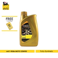 Eni i-Ride MOTO 20W50 Fully Synthetic Motorcycle Engine Oil (1L)