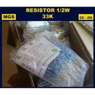 33K Resistor 1/2W