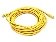 Monoprice Cat6 Ethernet Patch Cable - 20 Feet - Yellow | Network Internet Cord - RJ45, Stranded, 550