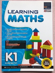 Learning Mathematics Singapore Math Kindergarten SAP workbook 3 Books Set