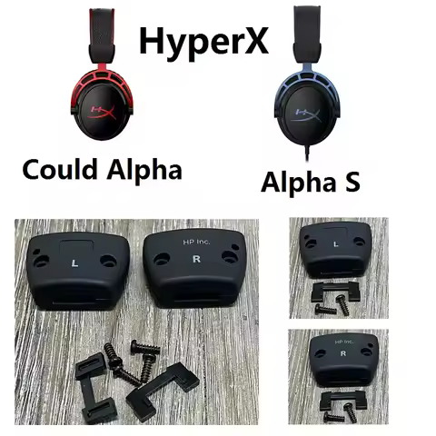 Original new Plastic Hinge Buckle For HyperX Cloud Alpha, Alpha S Headphones Replacement repair spar