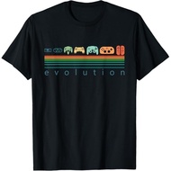 Retro Game Controller Evolution Shirt 80S 90S Game Lover T-Shirt