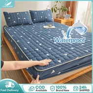 Waterproof Cotton uratex Bedsheet Set Dust cover SIngle/Double/Queen/King Size mattress cover