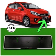 { Free 2pcs Screw } Frame + Number Plate / PERODUA AXIA NUMBER PLATE GARNISH LICENSE FRAME COVER