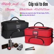 Fabric nail storage box, makeup storage box, tattoo supplies large size 45cm