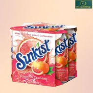 Sunkist 新奇士西柚汁汽水(330mlx 4)