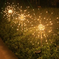 4Pcs Solar Firework Fairy Light LED Outdoor Garden Decoration Lawn Pathway Light for Patio Yard Chri