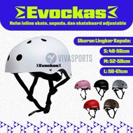 EVOCKAS Inline Bike Helmet MatteSkate Unisex BMX Skateboard Helmet/ Rafting Helmet/