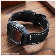 Ready Stock Retro Matte Cowhide Watch Strap Quick Fit For Casio AE1200 AE1300 AE1500 W-218 3299 Genu