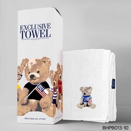 พร้อมส่ง‼️ผ้าขนหนู แบรนด์ Beverly hills polo club #classicbear🐻 #BHPC #Polo #ของขวัญ แท้ 💯%New item💥