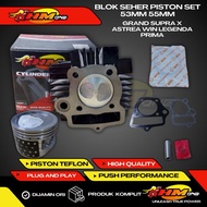 HMone Grand Supra x Win Astrea 53mm Bore Up Racing Iron Casting Piston Block RIKRing