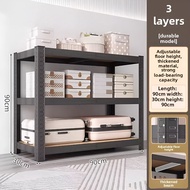 B-Home Boltless Metal Shelving Adjustable-3/4/5 Tier Storage Shelf Home Warehouse Kitchen Heavy Duty