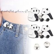 [Rainbowjewelry] Fashionable Panda Waist Tightening Buckle Waist Cinch Pants Small Adjustment Buckle