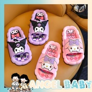 3.3 PUNCAK Angel Baby S111 Cute Character Slop Sandals for Girls, Trendy Casual Sandals