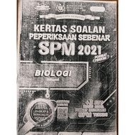 KPM Kertas Soalan Peperiksaan Sebenar SPM 2021 Biology (bilingual)